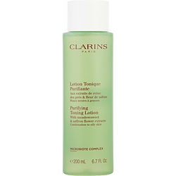 Clarins by Clarins-Purifying Toning Lotion with Meadowsweet & Saffron Flower Extracts - Combination to Oily Skin  --200ml/6.7oz