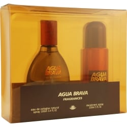 AGUA BRAVA by Antonio Puig-EAU DE COLOGNE SPRAY 3.4 OZ & DEODORANT SPRAY 5 OZ