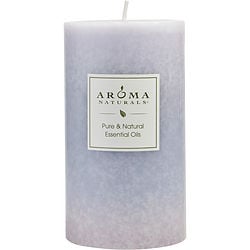 TRANQUILITY AROMATHERAPY by Tranquility Aromatherapy - ONE 2.75 X 5 inch PILLAR AROMATHERAPY CANDLE.  THE ESSENTIAL OIL OF LAVENDER IS KNOWN FOR ITS CALMING AND HEALING BENEFITS.  BURNS APPROX. 70 HRS.