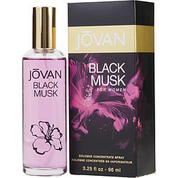 JOVAN BLACK MUSK by Jovan-COLOGNE CONCENTRATE SPRAY 3.25 OZ