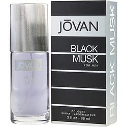 JOVAN BLACK MUSK by Jovan-COLOGNE SPRAY 3 OZ