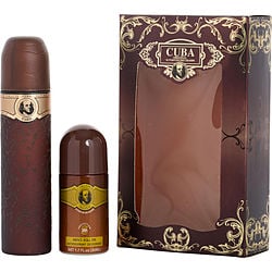 CUBA GOLD by Cuba-EDT SPRAY 3.3 OZ & ROLL-ON DEODORANT 1.7 OZ