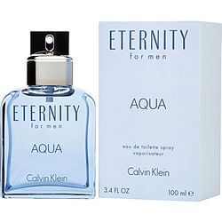 ETERNITY AQUA by Calvin Klein - EDT SPRAY 3.4 OZ