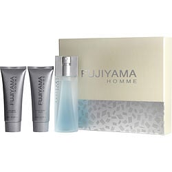 FUJIYAMA by Succes de Paris - EDT SPRAY 3.3 OZ & AFTERSHAVE BALM 3.3 OZ & SHOWER GEL 3.3 OZ