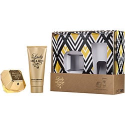 PACO RABANNE LADY MILLION by Paco Rabanne-EAU DE PARFUM SPRAY 2.7 OZ & BODY LOTION 3.4 OZ