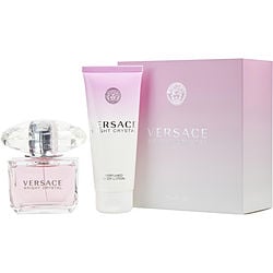 VERSACE BRIGHT CRYSTAL by Gianni Versace-EDT SPRAY 3 OZ & BODY LOTION 3.4 OZ (TRAVEL OFFER)