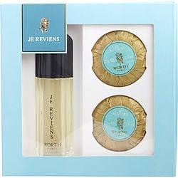JE REVIENS by Worth-EDT SPRAY 1.7 OZ & PERFUMED SOAP 2 X 2.6 OZ