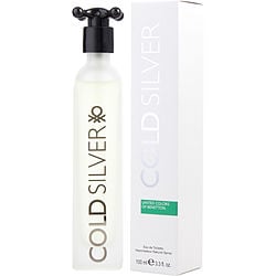 COLD SILVER by Benetton-EDT SPRAY 3.3 OZ