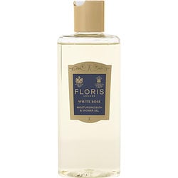 FLORIS WHITE ROSE by Floris-MOISTURIZING BATH & SHOWER GEL 8.5 OZ