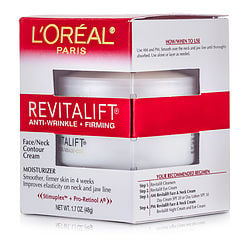 L'OREAL by L'Oreal-RevitaLift Anti-Wrinkle + Firming  Face/ Neck Contour Cream  --48g/1.7oz