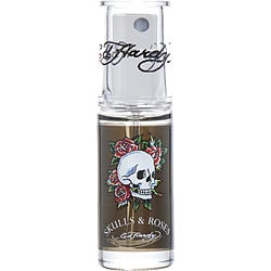 ED HARDY SKULLS & ROSES by Christian Audigier-EDT SPRAY 0.25 OZ MINI (UNBOXED)