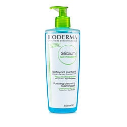 Bioderma by Bioderma - Sebium Purifying and Foaming Cleansing Gel - For Combination/Oily Skin (With Pump) --500ml/16.7oz