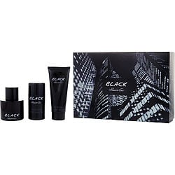 KENNETH COLE BLACK by Kenneth Cole-EDT SPRAY 3.4 OZ & AFTERSHAVE BALM 3.4 OZ & DEODORANT STICK ALCOHOL FREE 2.6 OZ