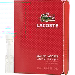 LACOSTE EAU DE LACOSTE L.12.12 ROUGE by Lacoste-EDT VIAL ON CARD