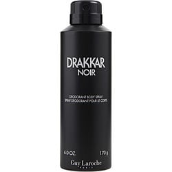 DRAKKAR NOIR by Guy Laroche - DEODORANT BODY SPRAY 6 OZ
