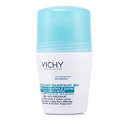 Vichy by Vichy-48Hr Anti-Perspirant Roll-On - No White Marks & Yellow Stains (For Sensitive Skin)  --50ml/1.69oz