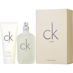 CK ONE by Calvin Klein - EDT SPRAY 6.7 OZ & SKIN MOISTURIZER 6.7 OZ