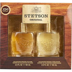 STETSON by Stetson-COLOGNE 2 OZ & AFTERSHAVE 2 OZ (COLLECTOR'S EDITION)