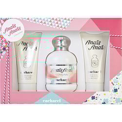 ANAIS ANAIS L'ORIGINAL by Cacharel - EDT SPRAY 3.4 OZ & TWO BODY LOTIONS 1.7 OZ