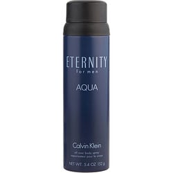 ETERNITY AQUA by Calvin Klein - BODY SPRAY 5.4 OZ