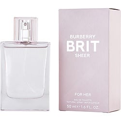 BURBERRY BRIT SHEER by Burberry-EDT SPRAY 1.6 OZ (NEW PACKAGING)