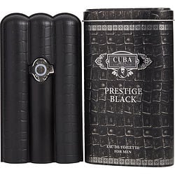 CUBA PRESTIGE BLACK by Cuba-EDT SPRAY 3 OZ