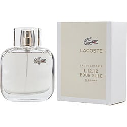 LACOSTE EAU DE LACOSTE L.12.12 POUR ELLE ELEGANT by Lacoste - EDT SPRAY 3 OZ