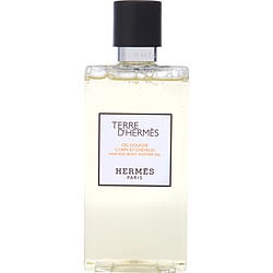 TERRE D'HERMES by Hermes - HAIR AND BODY SHOWER GEL 6.5 OZ