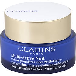 Clarins by Clarins-Multi-Active Night Targets Fine Lines Revitalizing Night Cream - For Normal To Dry Skin  --50ml/1.7oz