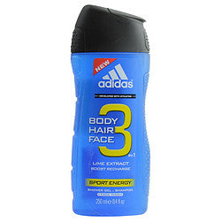 ADIDAS SPORT ENERGY by Adidas-3 IN 1 FACE AND BODY SHOWER GEL 8.4 OZ (DEVELOPED WITH ATHLETES)