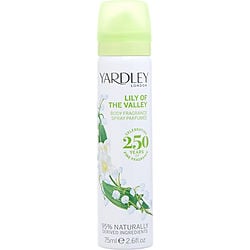 YARDLEY LILY OF THE VALLEY by Yardley - BODY SPRAY 2.6 OZ (NEW PACKAGING)