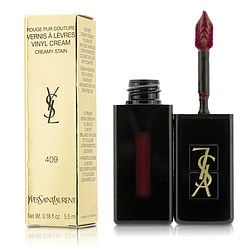 YVES SAINT LAURENT by Yves Saint Laurent-Rouge Pur Couture Vernis A Levres Vinyl Cream Creamy Stain - # 409 Burgundy Vibes  --5.5ml/0.18oz