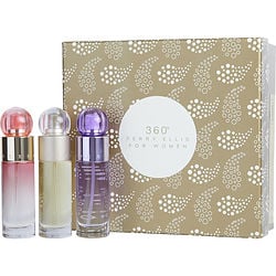 PERRY ELLIS 360 VARIETY by Perry Ellis - PERRY ELLIS 360 EDT & PERRY ELLIS 360 CORAL EAU DE PARFUM & PERRY ELLIS 360 PURPLE EAU DE PARFUM AND ALL ARE SPRAY 1 OZ