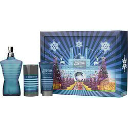 JEAN PAUL GAULTIER by Jean Paul Gaultier-EDT SPRAY 4.2 OZ & DEODORANT STICK ALCOHOL FREE 2.6 OZ & AFTERSHAVE BALM 1.6 OZ