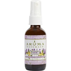 SERENITY AROMATHERAPY by Aroma Naturals-AROMATIC MIST SPRAY 2 OZ. COMBINES THE ESSENTIAL OILS OF LAVENDER AND YLANG YLANG TO ENHANCE INNER BALANCE AND WELL-BEING.