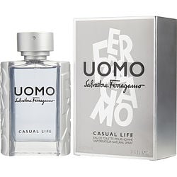 SALVATORE FERRAGAMO UOMO CASUAL LIFE by Salvatore Ferragamo - EDT SPRAY 3.4 OZ