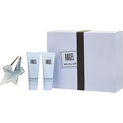 ANGEL by Thierry Mugler-EAU DE PARFUM REFILLABLE SPRAY 0.8 OZ & BODY LOTION 1.7 OZ & SHOWER GEL 1.7 OZ