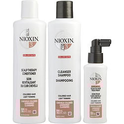 NIOXIN by Nioxin - SET-3 PIECE MAINTENANCE KIT SYSTEM 3 WITH CLEANSER 10.1 OZ & SCALP THERAPY 10.1 OZ & SCALP TREATMENT 3.38 OZ (PACKAGING MAY VARY)