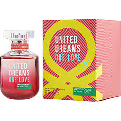 BENETTON UNITED DREAMS ONE LOVE by Benetton-EDT SPRAY 2.7 OZ (EDITION 2018)