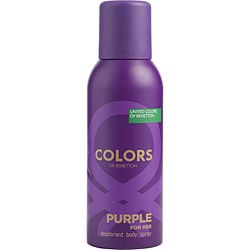 COLORS DE BENETTON PURPLE by Benetton-DEODORANT SPRAY 5 OZ