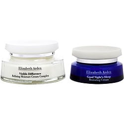 ELIZABETH ARDEN by Elizabeth Arden - Visible Difference Day & Night Duo: Refining Moisture Cream Complex 100ml/3.4oz+Good Night's Sleep Restoring Cream 50ml/1.7oz  --2pcs