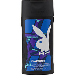 PLAYBOY #GENERATION by Playboy-SHOWER GEL & SHAMPOO 8.4 OZ