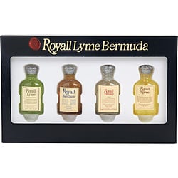 ROYALL LYME BERMUDA by Royall Fragrances - THE HERITAGE COLLECTION- LYME, MUSKE, BAYRHUM '57 & SPYCE ALL ARE 0.29 OZ MINIS
