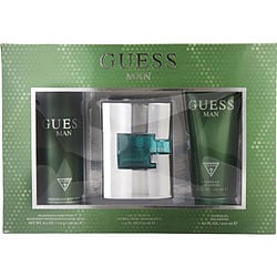 GUESS MAN by Guess-EDT SPRAY 2.5 OZ & DEODORANT SPRAY 6 OZ & SHOWER GEL 6.7 OZ