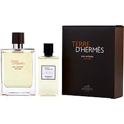 TERRE D'HERMES EAU INTENSE VETIVER by Hermes-EAU DE PARFUM SPRAY 3.3 OZ & SHOWER GEL 2.7 OZ