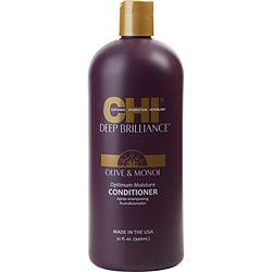 CHI by CHI-DEEP BRILLIANCE OLIVE & MONOI OPTIMUM MOISTURE CONDITIONER 32 OZ