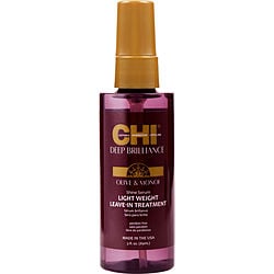 CHI by CHI-DEEP BRILLIANCE OLIVE & MONOI SHINE SERUM LIGHTWEIGHT LEAVE-IN TREATMENT 3 OZ