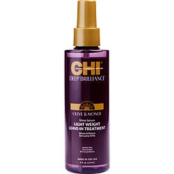 CHI by CHI-DEEP BRILLIANCE OLIVE & MONOI SHINE SERUM LIGHTWEIGHT LEAVE-IN TREATMENT 6 OZ