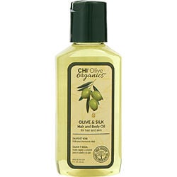 CHI by CHI-OLIVE ORGANICS OLIVE & SILK HAIR & BODY OIL 2 OZ