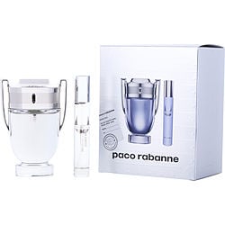 INVICTUS by Paco Rabanne - EDT SPRAY 3.4 OZ & EDT TRAVEL SPRAY 0.68 OZ (TRAVEL OFFER)
